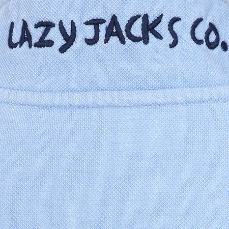 LJ700C - Boys Pique 1/4 zip Sweatshirt - Sky