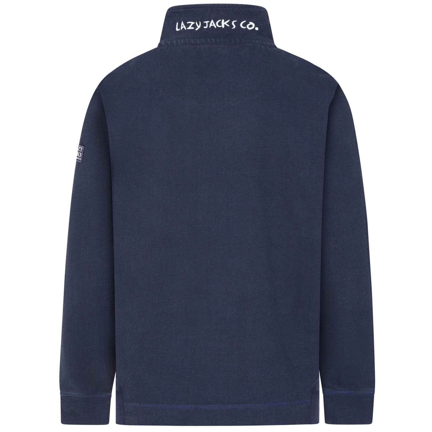 LJ700 - Pique Quarter Zip Sweatshirt - Marine