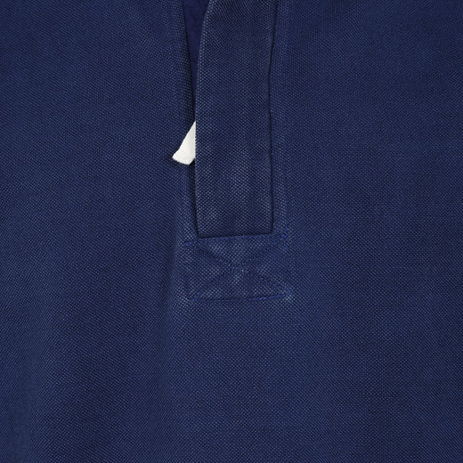 LJ700 - Mens Pique 1/4 Zip Sweatshirt - Marine