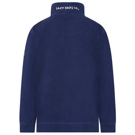 LJ700 - Mens Pique 1/4 Zip Sweatshirt - Marine