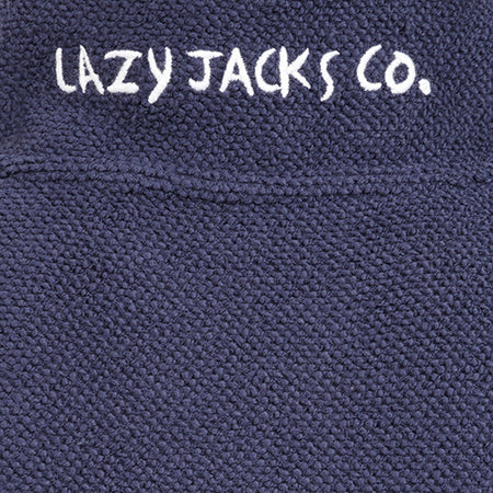 LJ703 - Men's 1/4  Zip Textured Sweatshirt - Marine