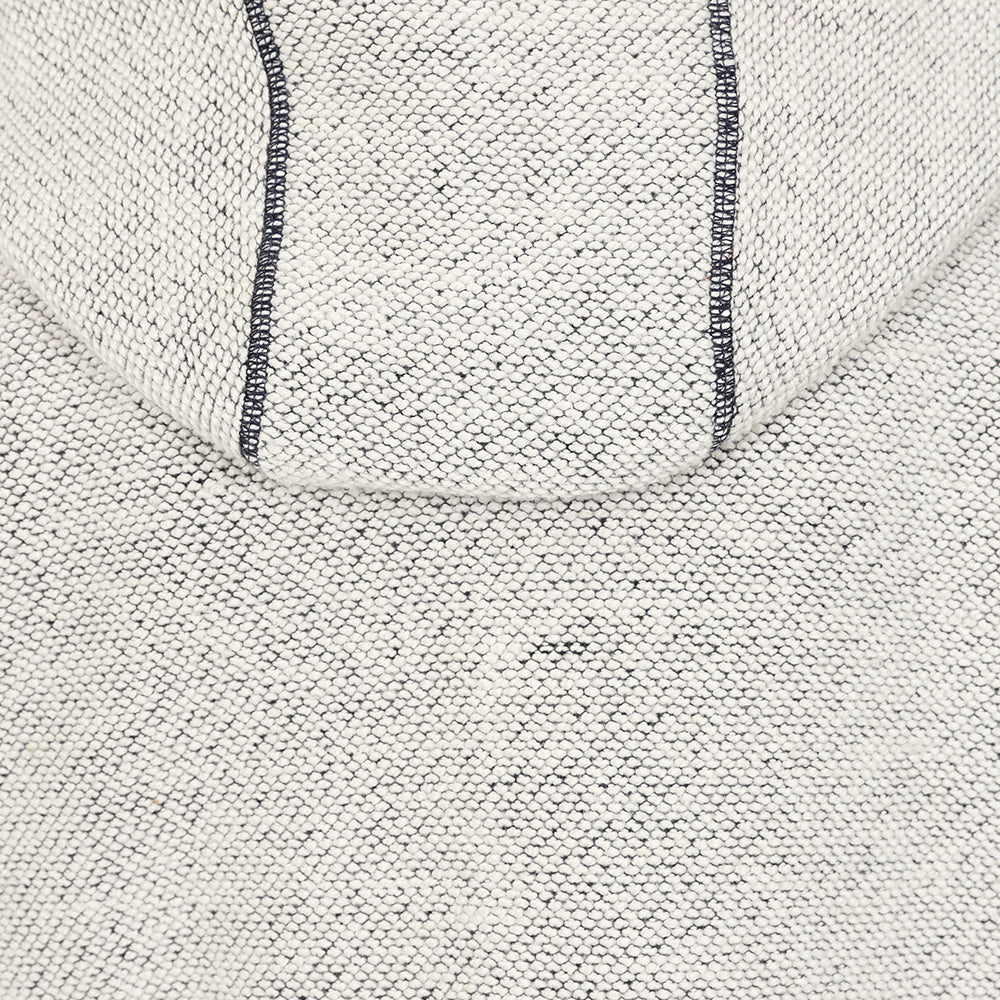 LJ704 - Men's Textured Full Zip Hoodie - Grey Marl