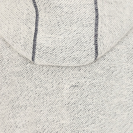 LJ704 - Men's Textured Full Zip Hoodie - Grey Marl