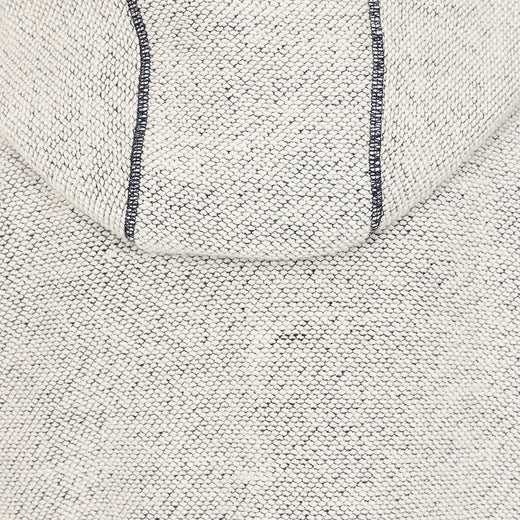 LJ704 - Men's Textured Full Zip Hoodie - Grey Marl