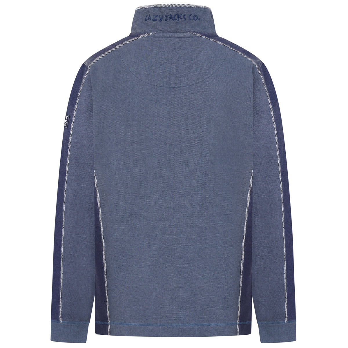 LJ705 - Pique Panel Sweatshirt - Denim