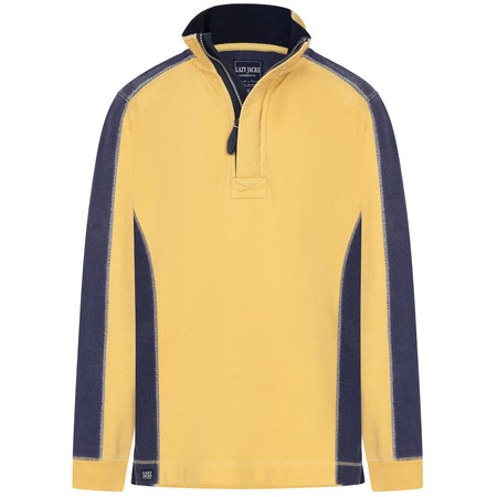 LJ705 - Pique Panel Sweatshirt - Lemon