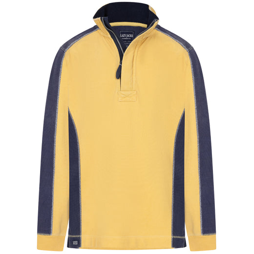 LJ705 - Pique Panel Sweatshirt - Lemon