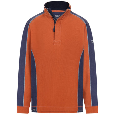 LJ705 - Pique Panel Sweatshirt - Orange