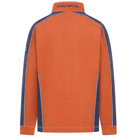LJ705 - Pique Panel Sweatshirt - Orange
