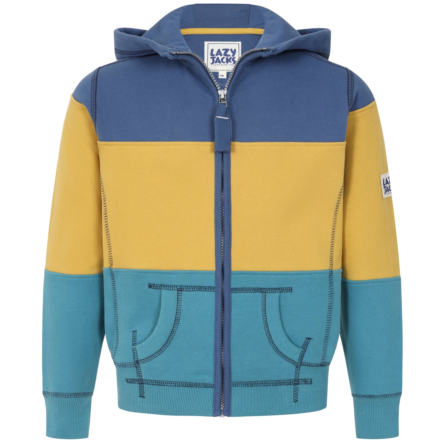 LJ721C - Boy's Colour Block Sweatshirt - Heather