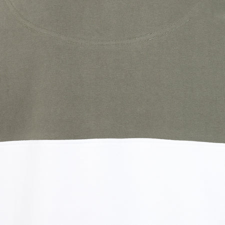 LJ722 - Men's Quarter Zip Branded Sweatshirt - Khaki/Grey Marle