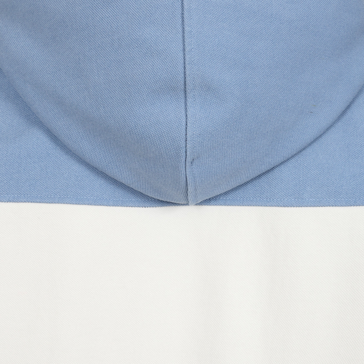 LJ722 - Mens Pique Full Zip Panel Hooded Sweatshirt - Sky