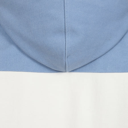 LJ722 - Mens Pique Full Zip Panel Hooded Sweatshirt - Sky
