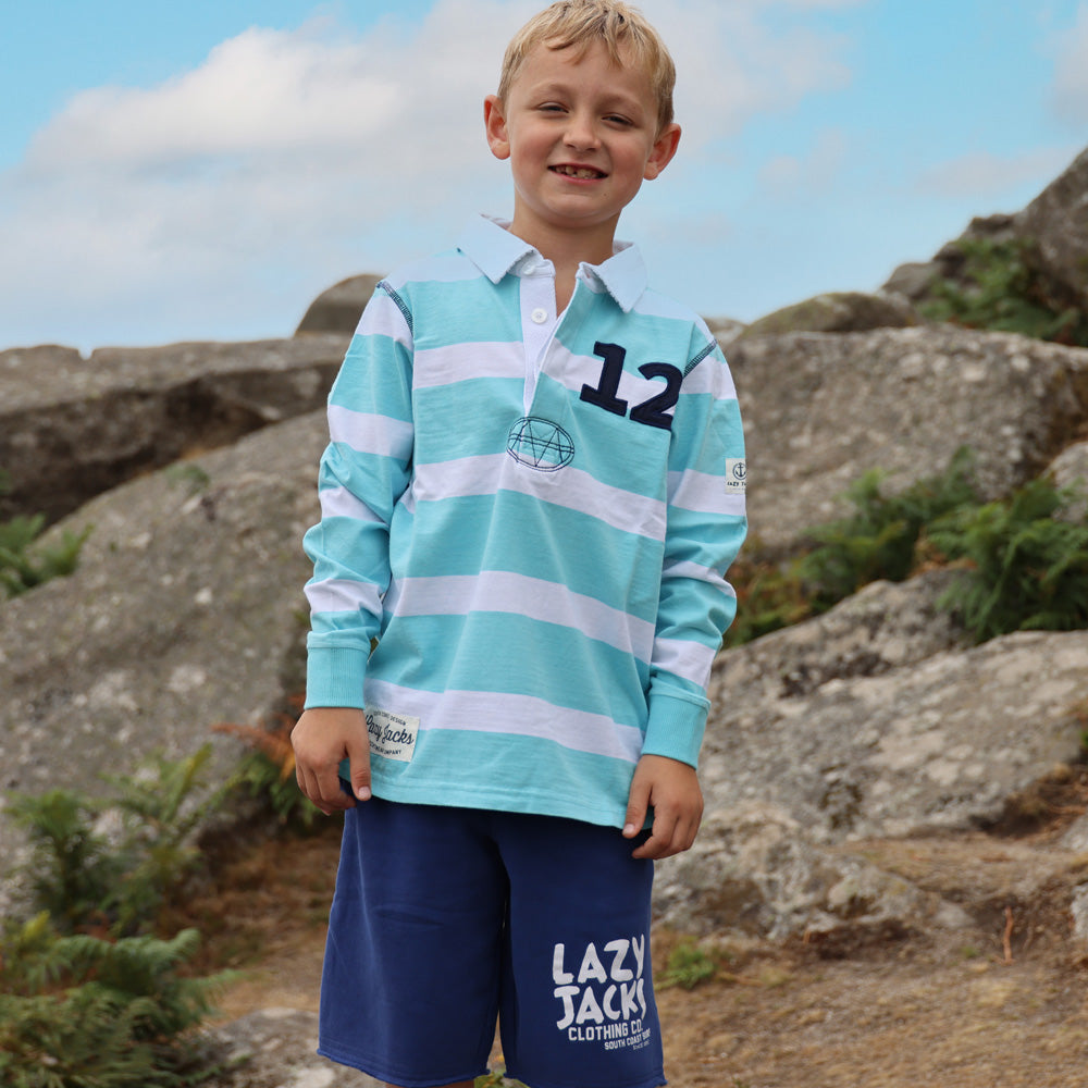 LJ78C - Long Sleeve Rugby Top - Spearmint