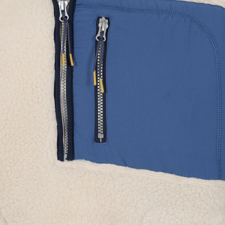 LJ850 - Men's Half Zip Sherpa Fleece - Oatmeal