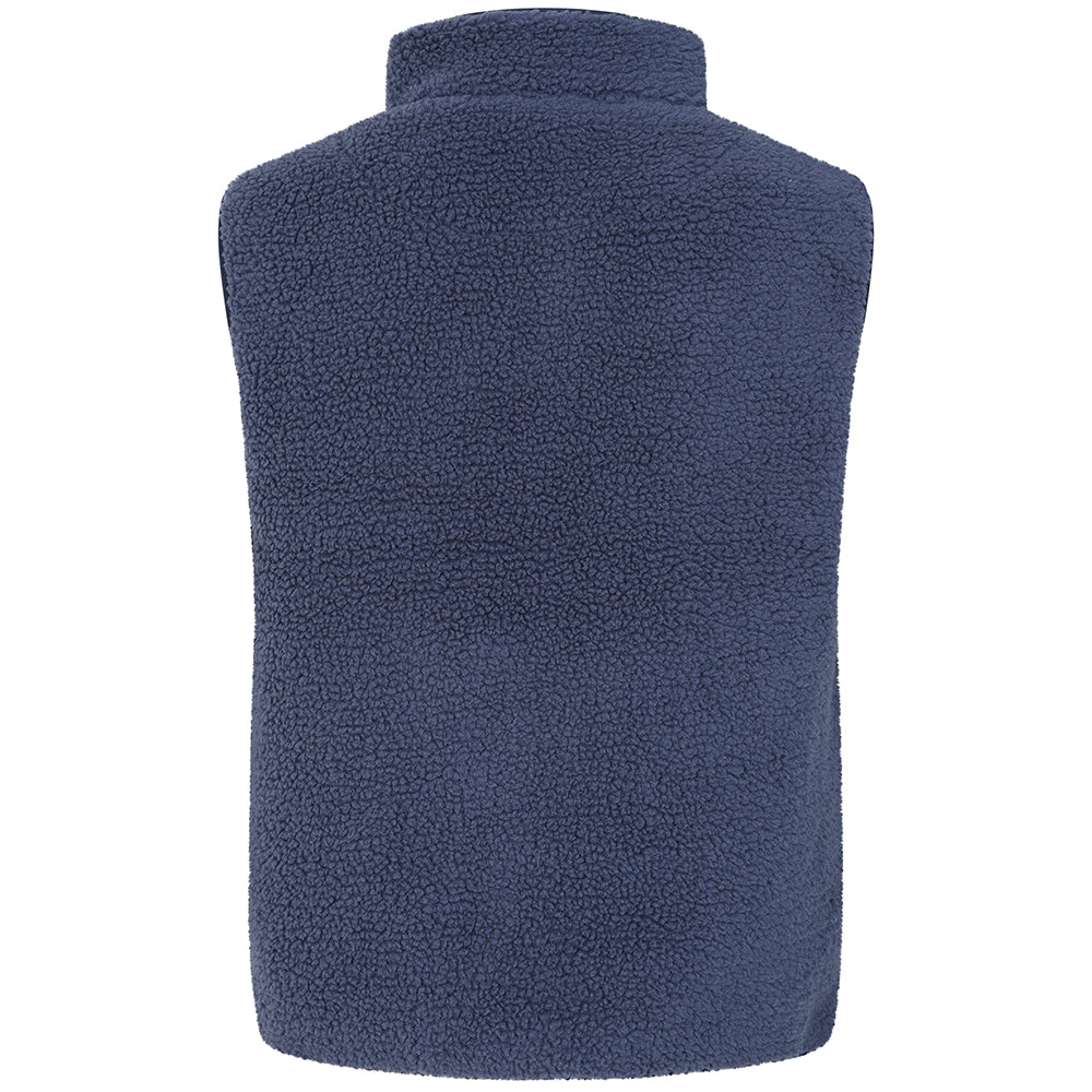 LJ852 - Men's Sherpa Fleece Gilet - Marine
