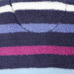 LJ86S - Striped 1/4 Zip Sweatshirt - Peacock