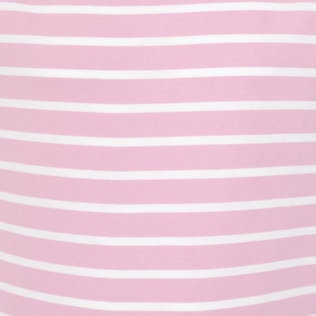 LJ8C - Girls Short Sleeve Breton Top - Pink