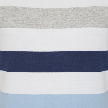 LJ8M - Multi Stripe Breton Top - Blues
