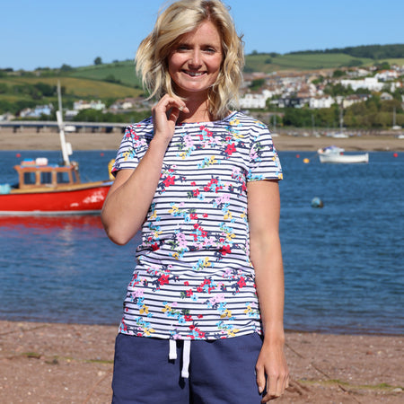 LJ8P - Ladies Printed T-Shirt - Sweet Pea