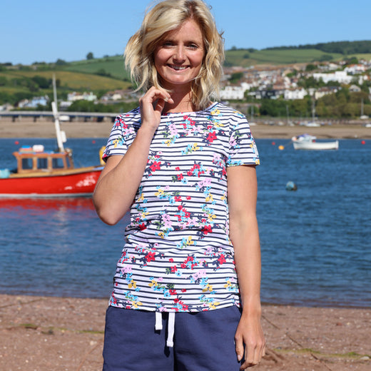 LJ8P - Ladies Printed T-Shirt - Sweet Pea