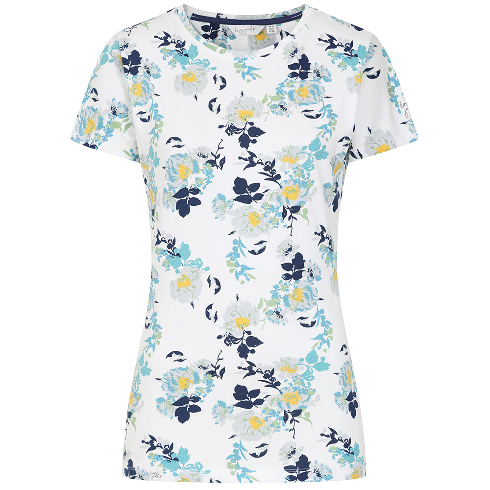 LJ8P - Ladies Printed T-Shirt - Fleur