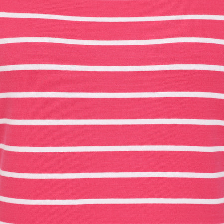 LJ8 - Ladies Short Sleeve Breton Top - Cherry