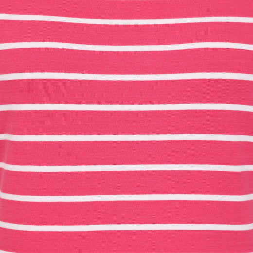 LJ8 - Ladies Short Sleeve Breton Top - Cherry