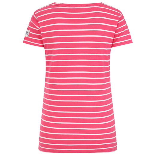 LJ8 - Ladies Short Sleeve Breton Top - Cherry