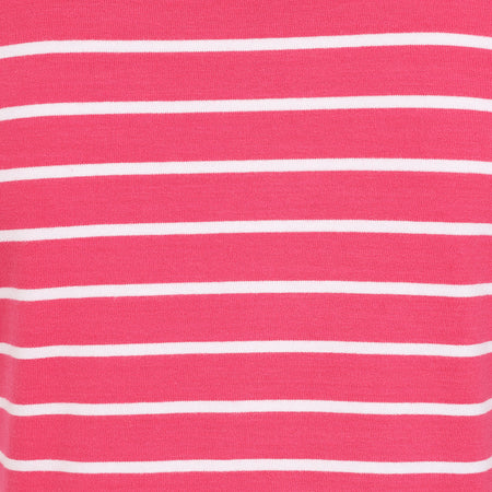 LJ8 - Ladies Short Sleeve Breton Top - Cherry