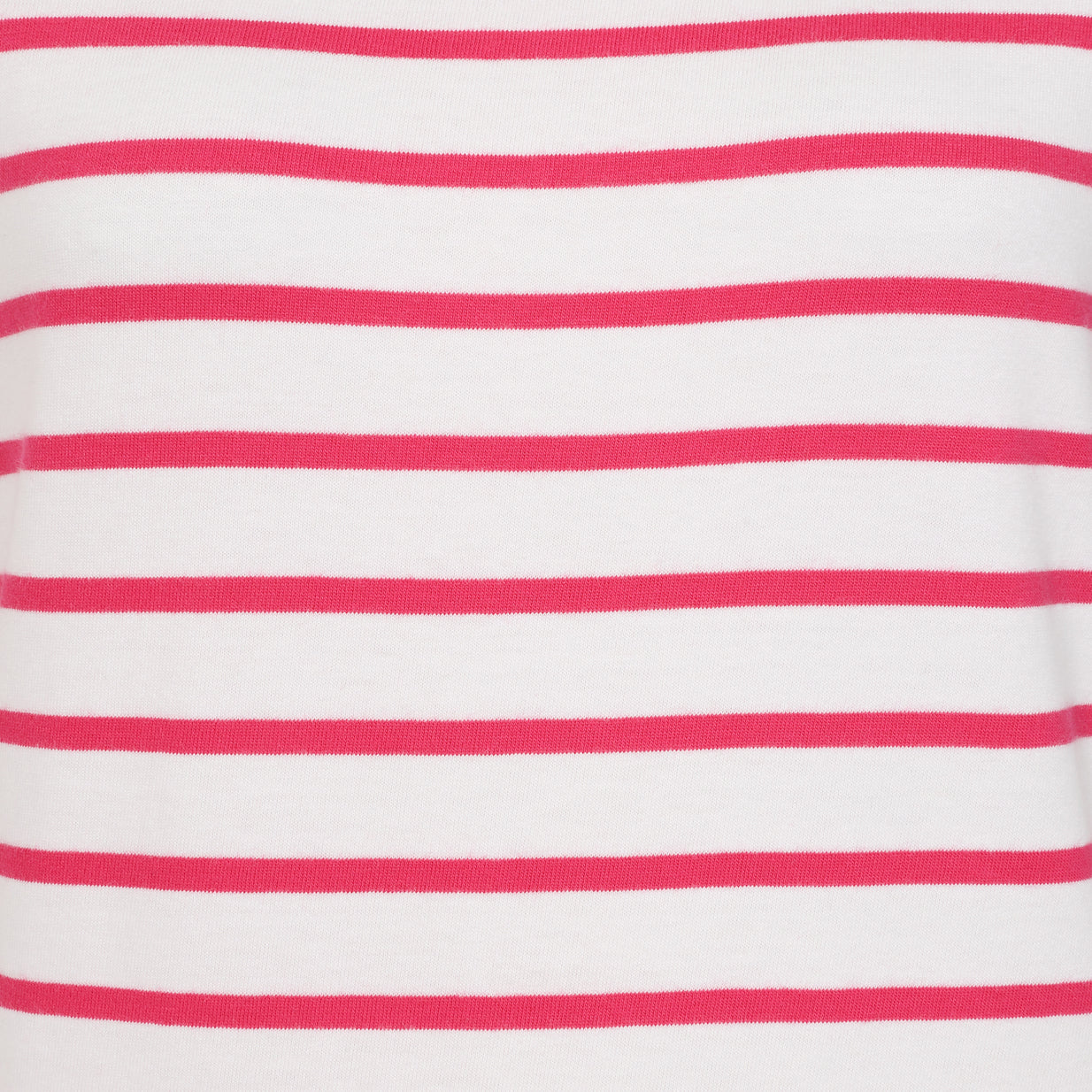 LJ8 - Ladies Short Sleeve Striped Breton Top - Cherry