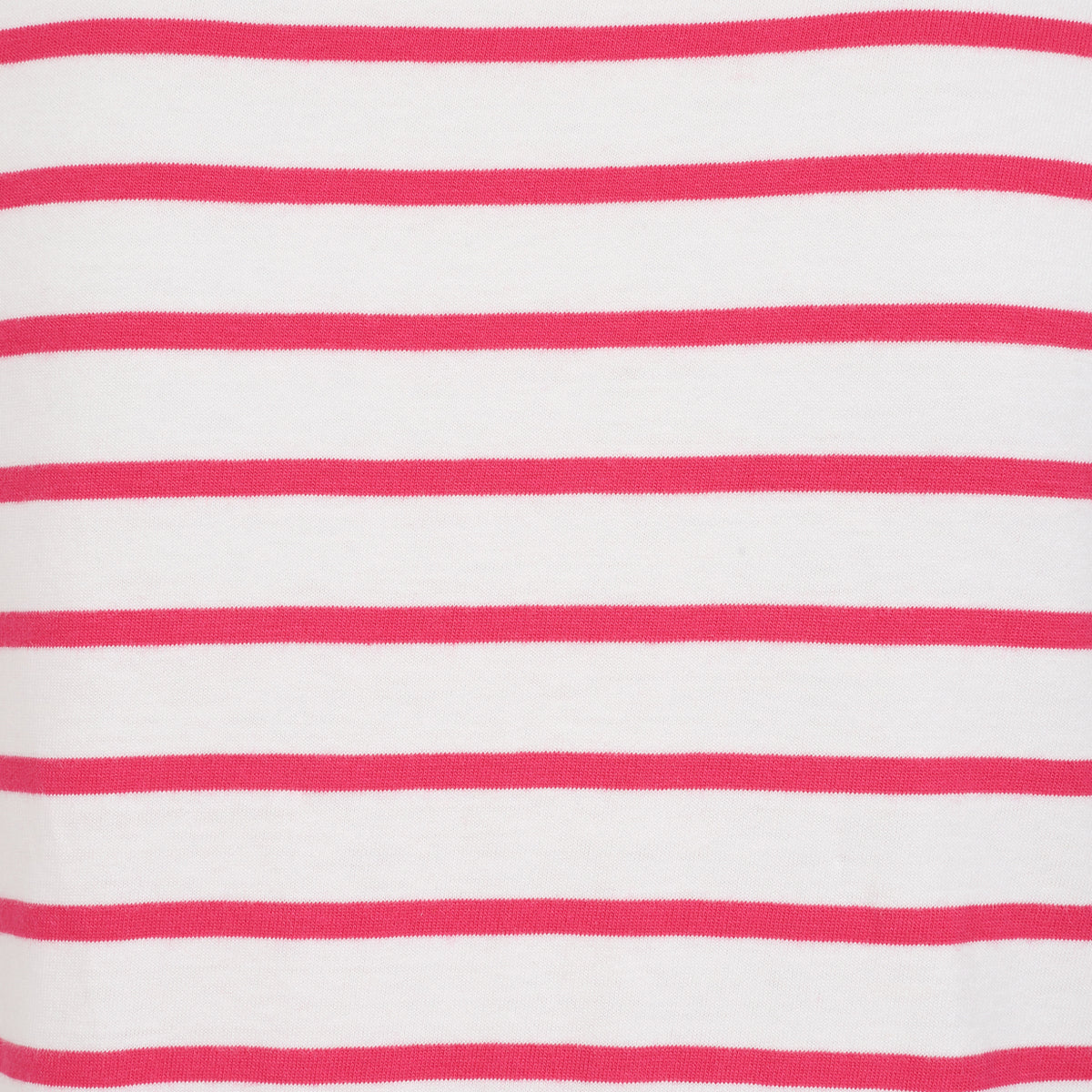LJ8 - Ladies Short Sleeve Striped Breton Top - Cherry