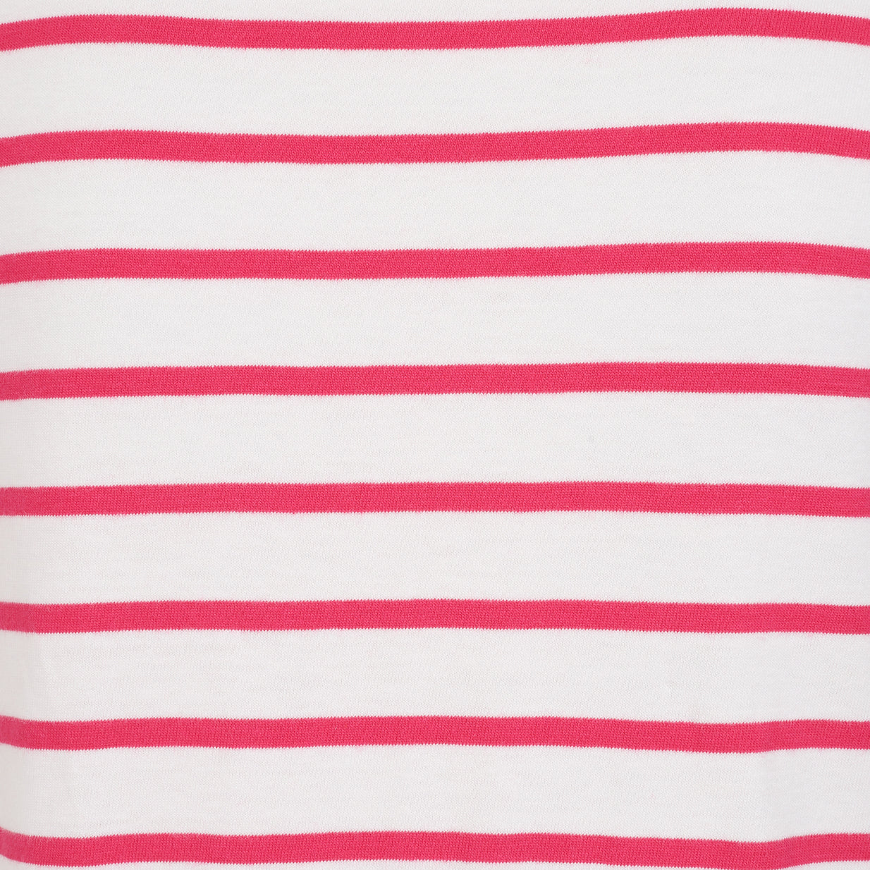 LJ8 - Ladies Short Sleeve Striped Breton Top - Cherry