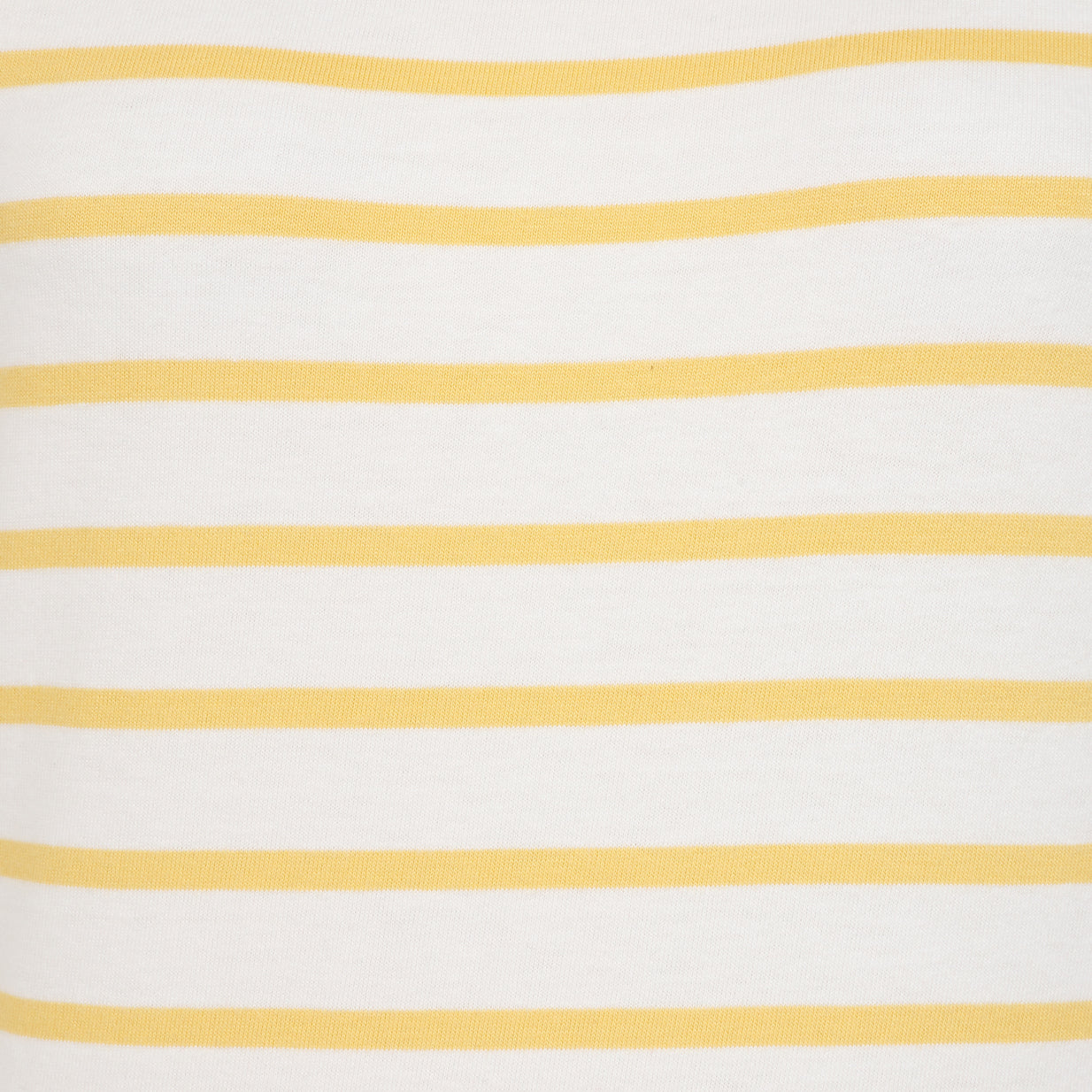 LJ8 - Ladies Short Sleeve Striped Breton Top - Lemon
