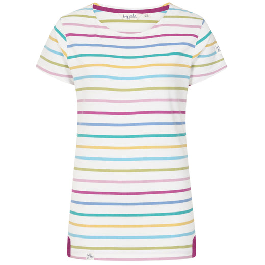 LJ8M - Ladies Short Sleeve Breton Top - Multi