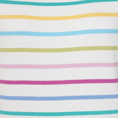 LJ8M - Ladies Short Sleeve Breton Top - Multi