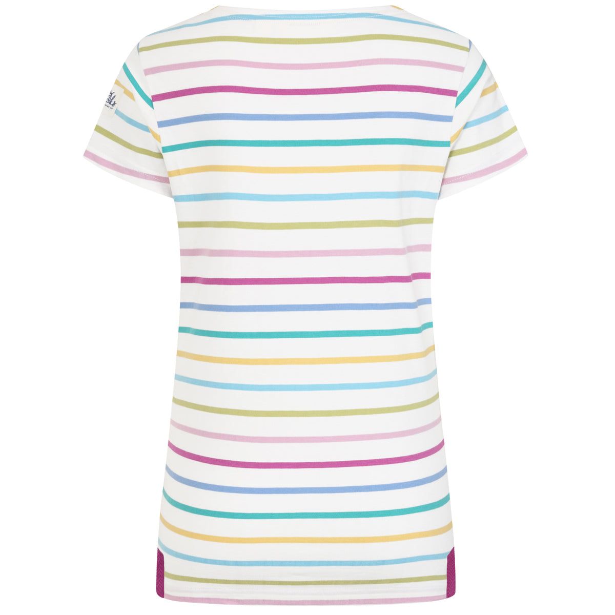 LJ8M - Ladies Short Sleeve Breton Top - Multi