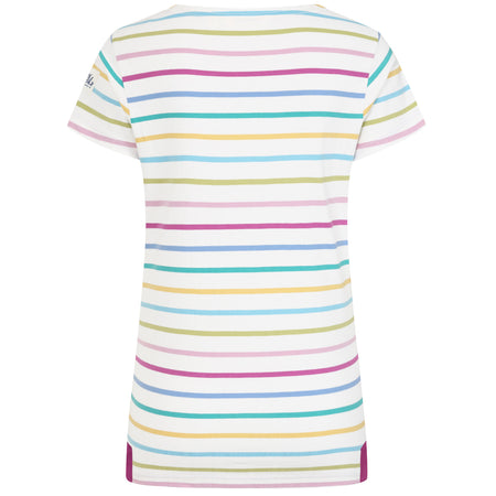 LJ8M - Ladies Short Sleeve Breton Top - Multi