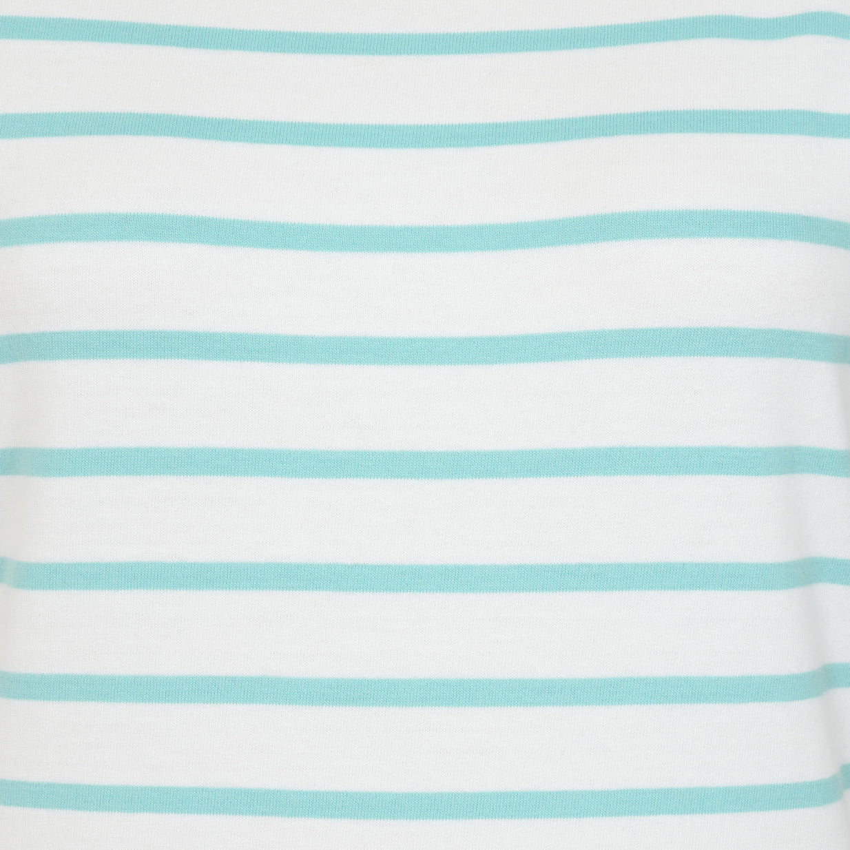 LJ8 - Ladies Short Sleeve Striped Breton Top - Peppermint