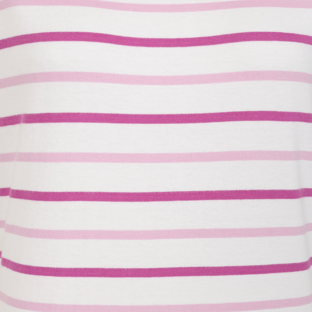 LJ8 - Ladies Short Sleeve Striped Breton Top - Pink