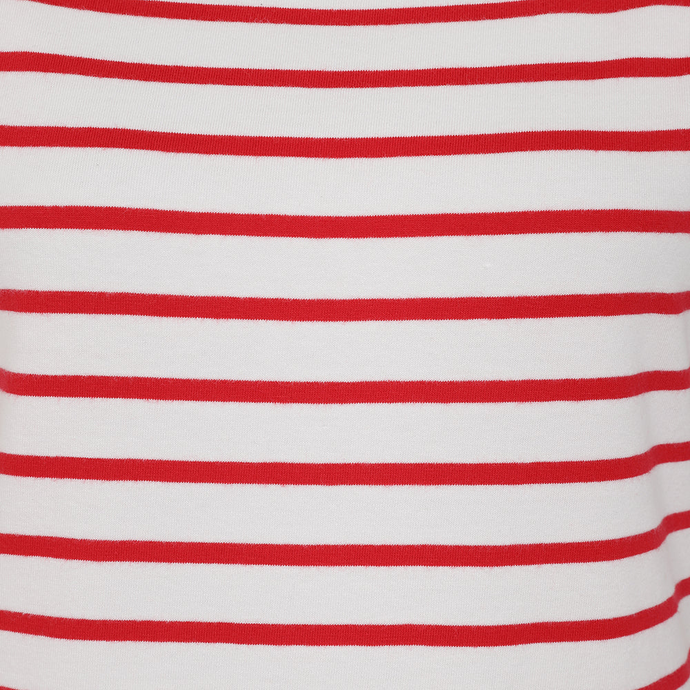 LJ8 - Ladies' Striped Breton T-Shirt - Red