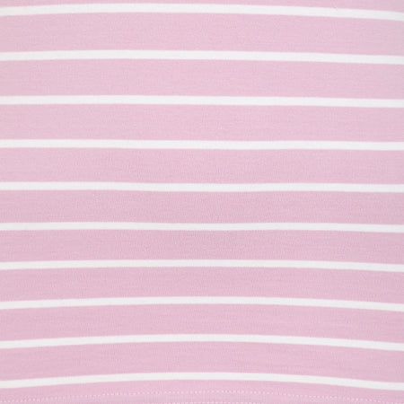LJ8 - Ladies Short Sleeve Breton Top - Rose