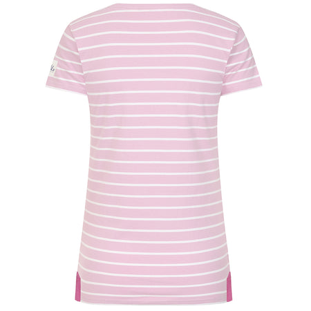 LJ8 - Ladies Short Sleeve Breton Top - Rose