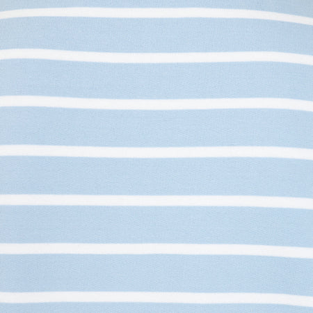 LJ94S - Striped Roll Neck Sweatshirt - Sky