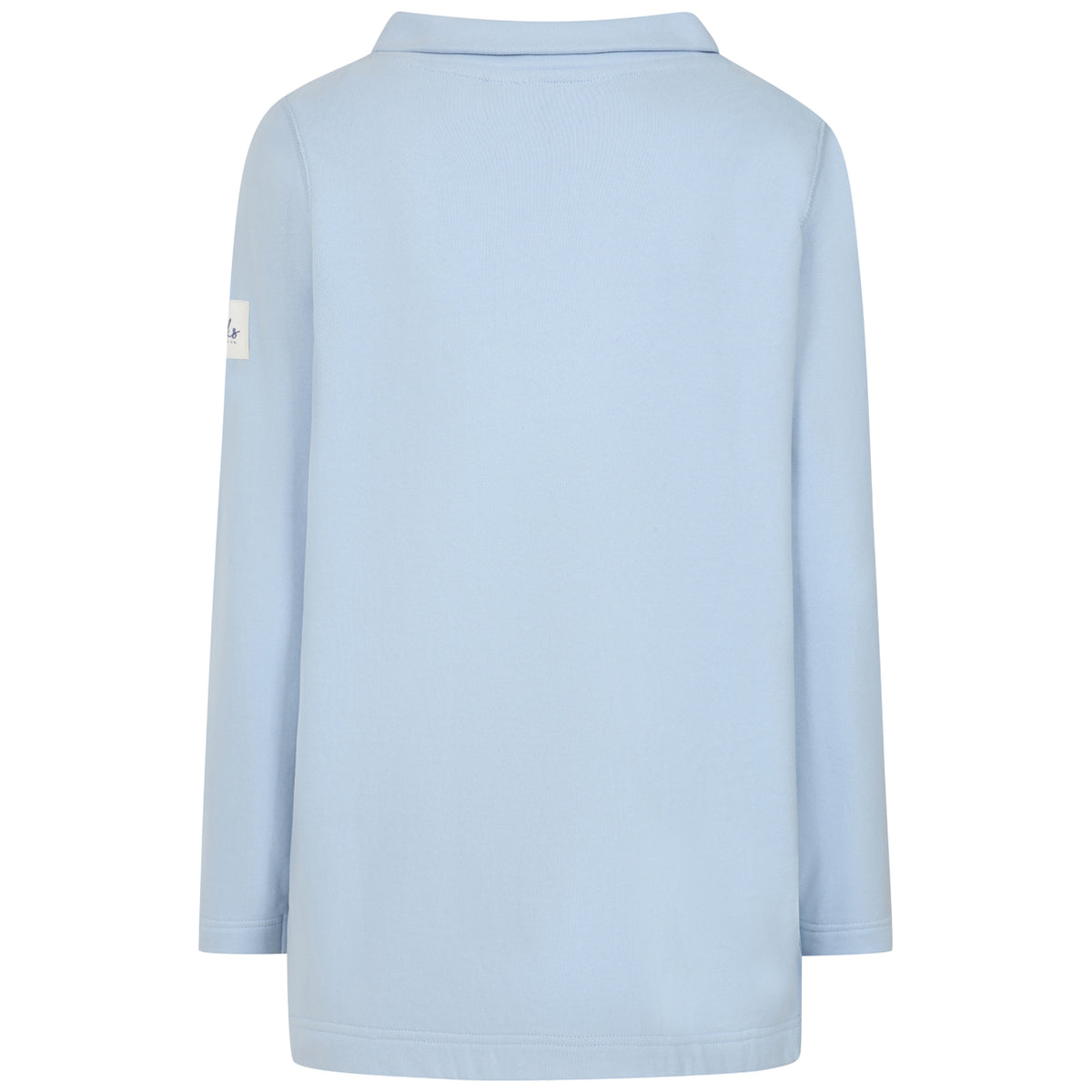 LJ94 - Plain Roll Neck Sweatshirt - Sky