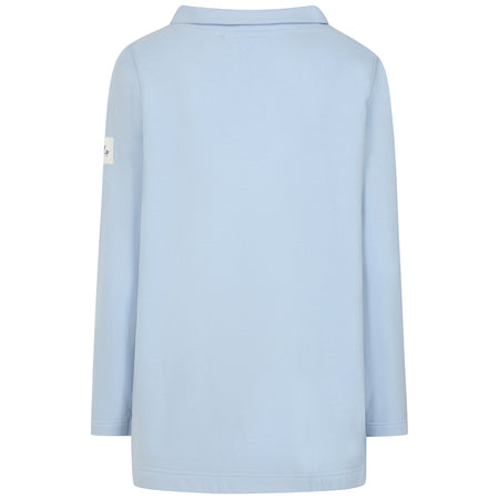 LJ94 - Plain Roll Neck Sweatshirt - Sky