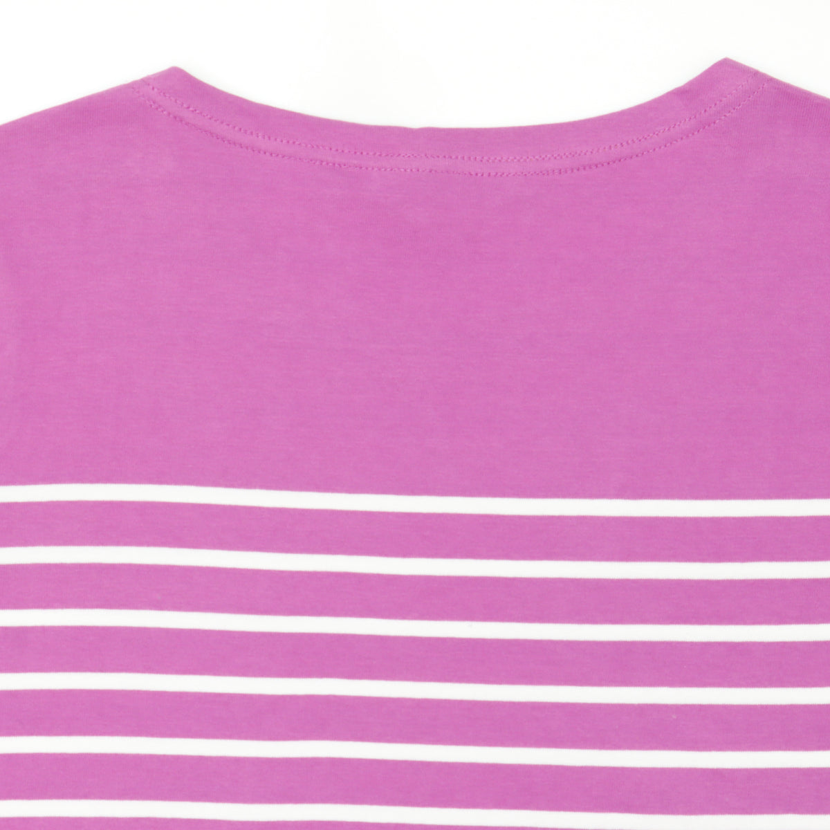 LJ97 - Long Sleeve Striped Breton - Raspberry