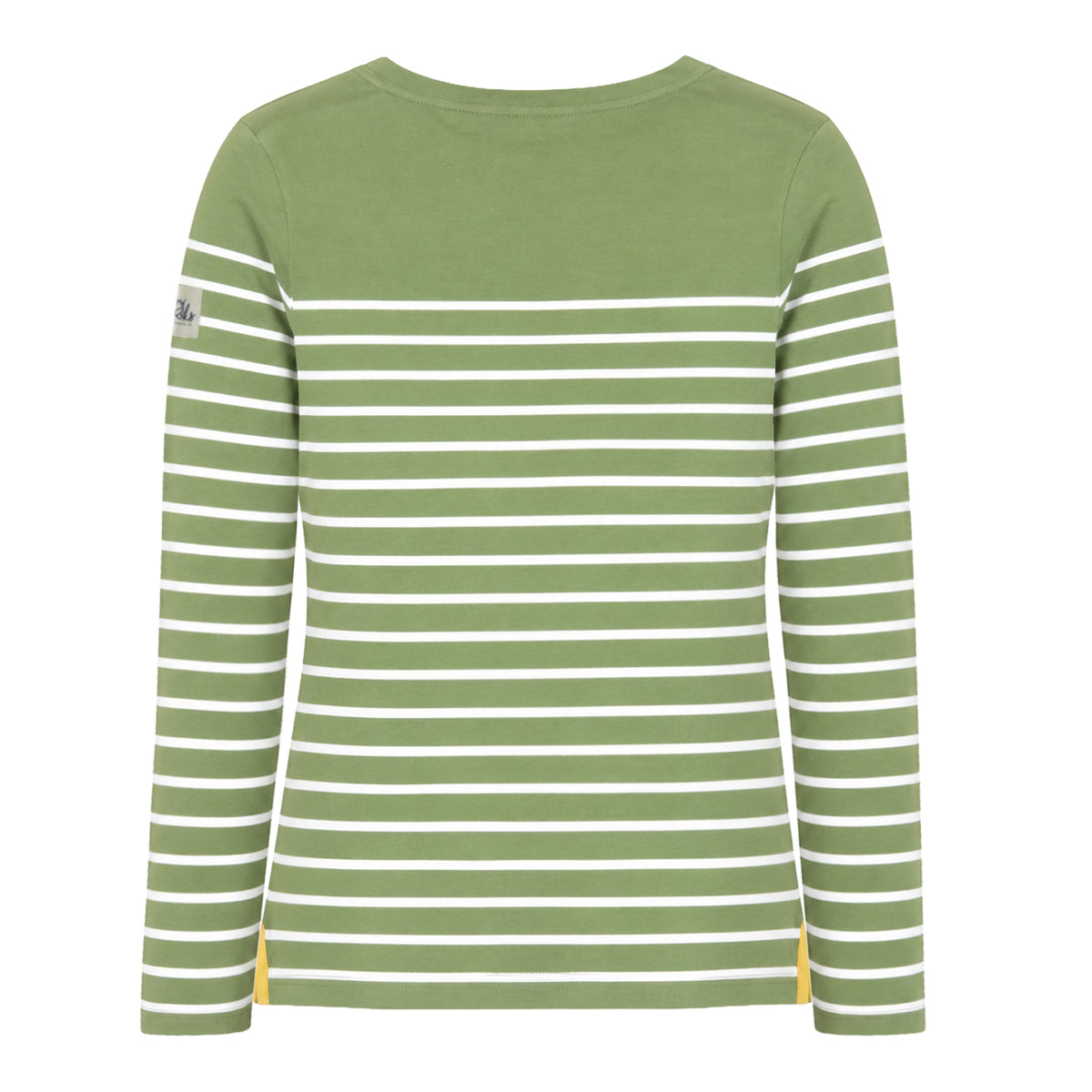 LJ97 - Long Sleeve Striped Breton - Sage