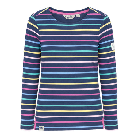 LJ97M - Long Sleeve Striped Breton - Twilight Colours