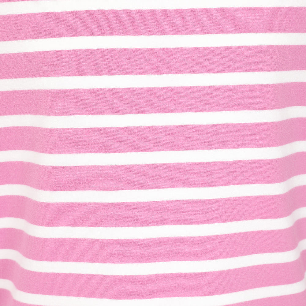 LJ97C - Girls Long Sleeve Breton Top - Candyfloss